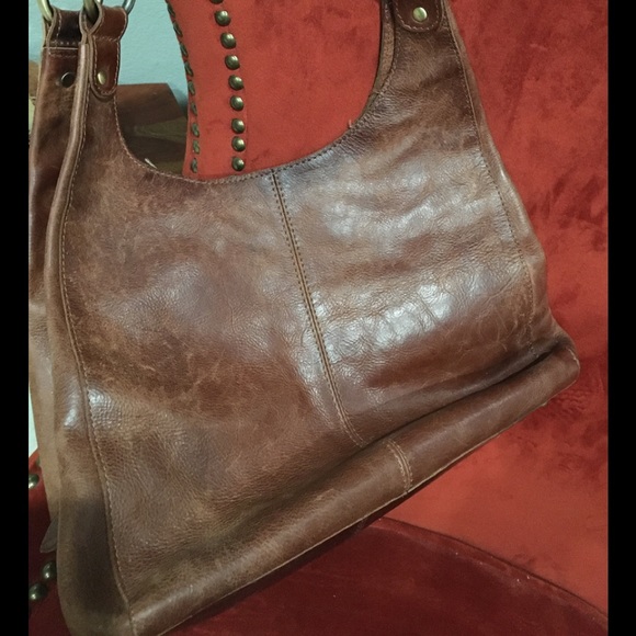 handmade leather shoulder bag - Picture 7 of 7